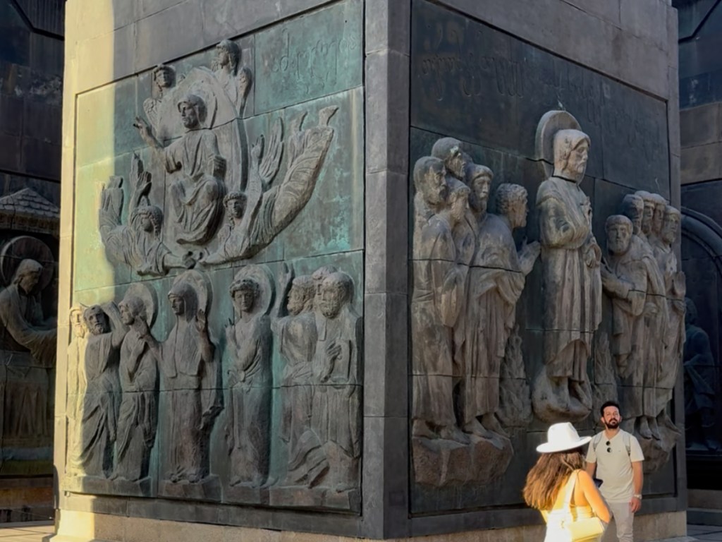 Chronicles of Georgia monument in Tbilisi